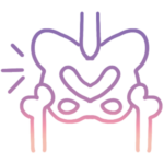 icona pavimento pelvico dolore ossa bacino